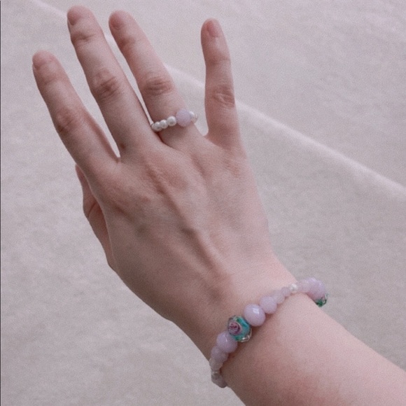 Handmade Set of Bracelet and Ring - Picture 2 of 5